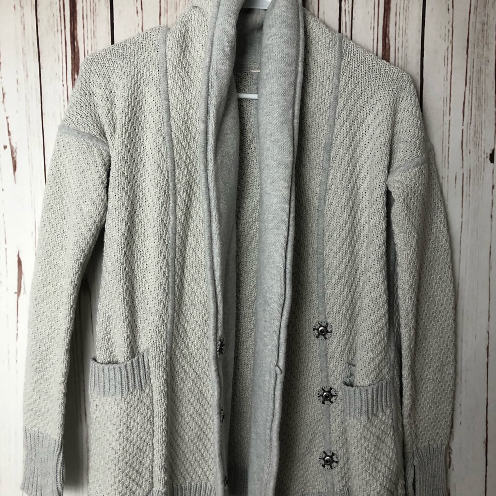 Lululemon long knitted cardigan